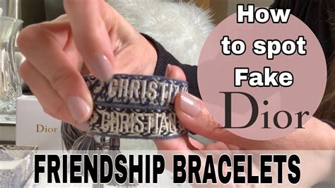 how to spot fake dior friendship bracelet|christian dior friendship bracelet pattern.